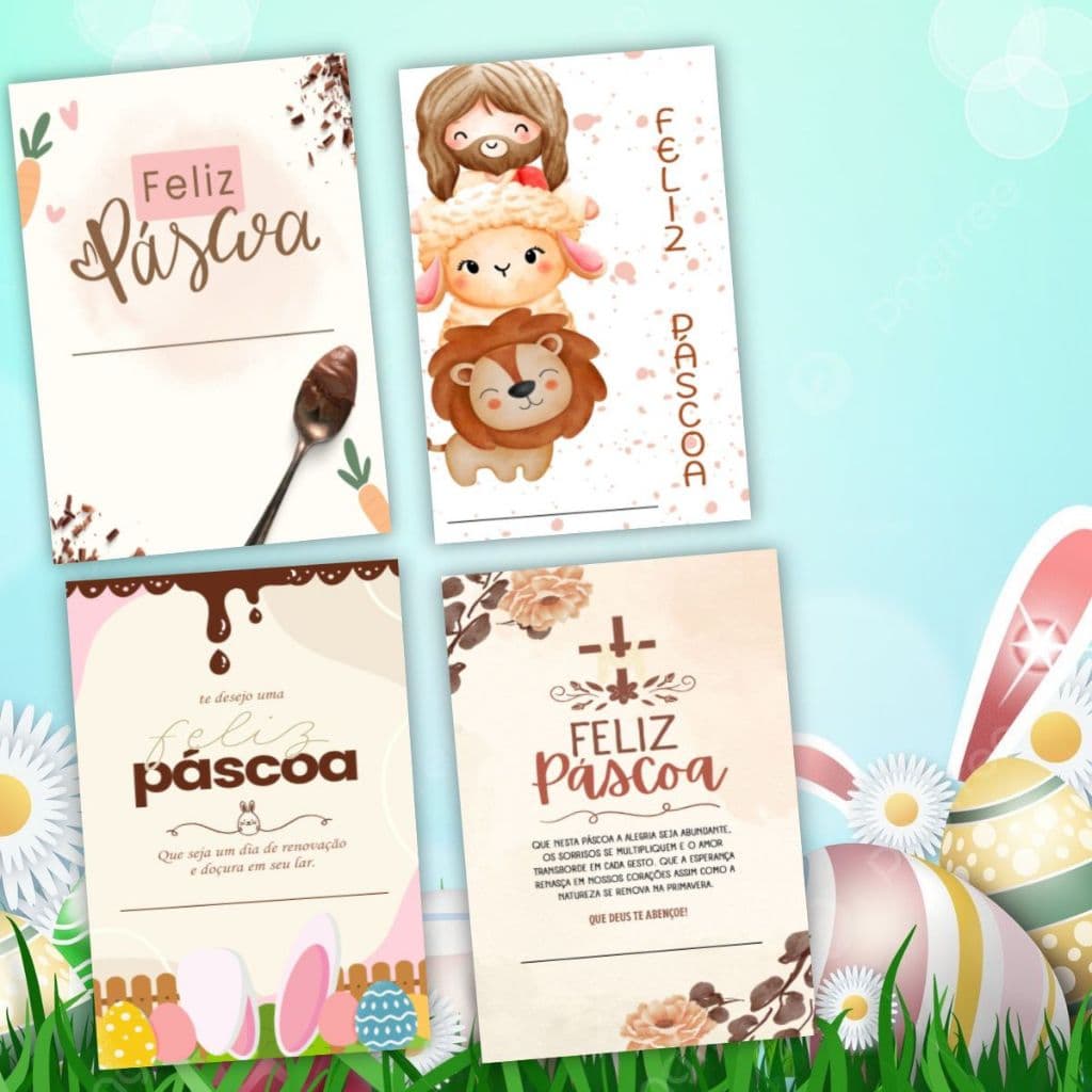 100 unids. Cartões de Agradecimento ao Cliente para Páscoa, Cartão de Páscoa