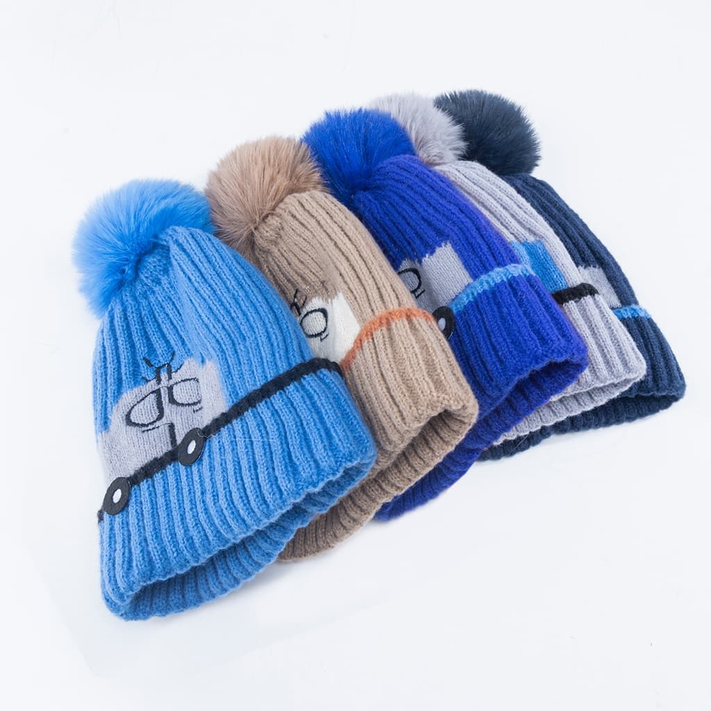 Gorro Touca Infantil Moda Criança Menino Menina Tricotado Quente Fashion MZ0169CR