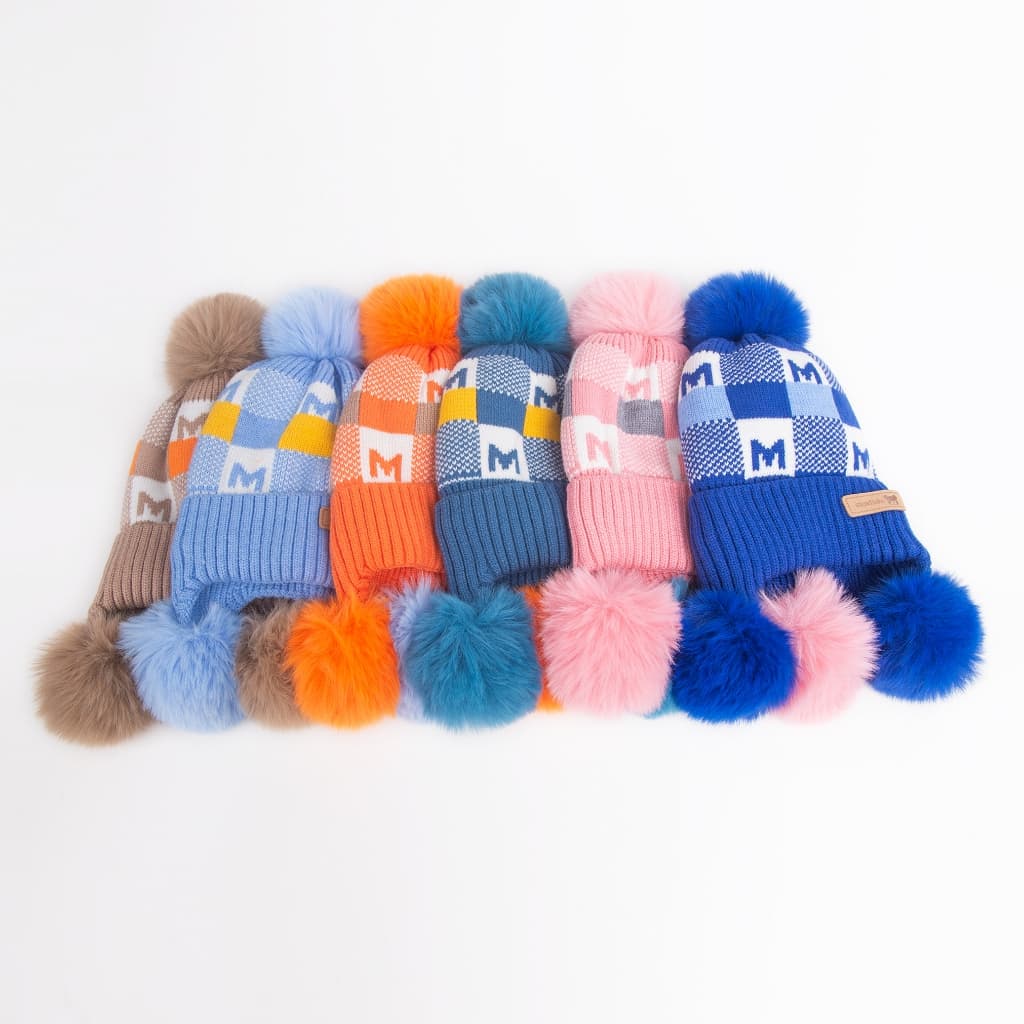 Gorro Touca Infantil Moda Criança Menino Menina Tricotado Quente Fashion MZ0363