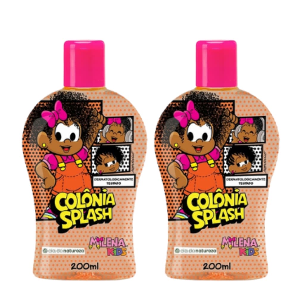 Kit 2 Colônia Splash Milena 200Ml