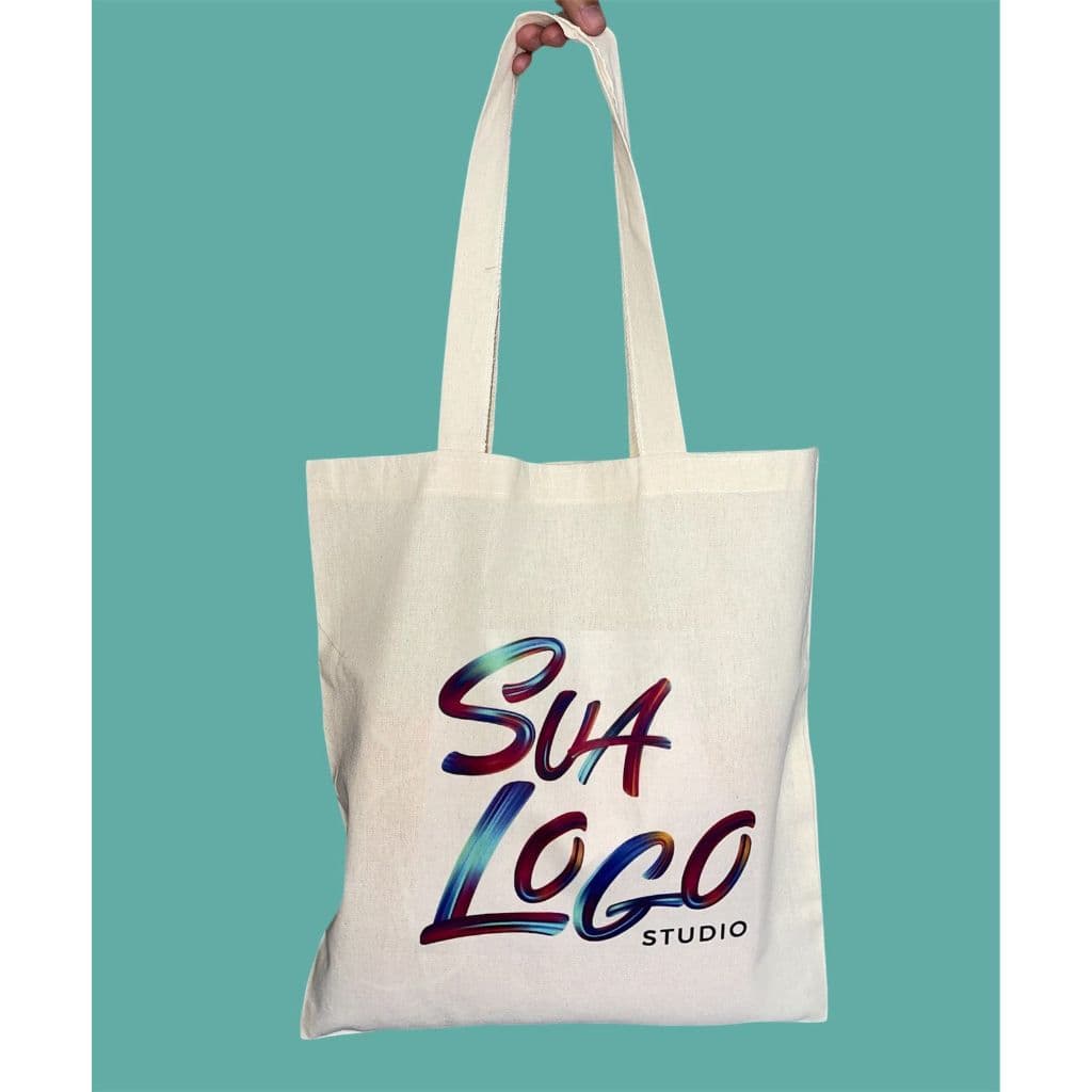 Kit 5 Ecobags Personalizadas Com A Sua Logo - Ecológica Premium - Brindes e presentes
