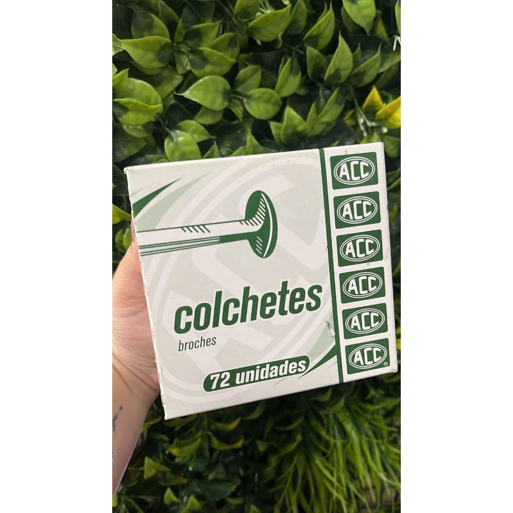 Colchete latonado nr 12 - com 72 unidades - acc