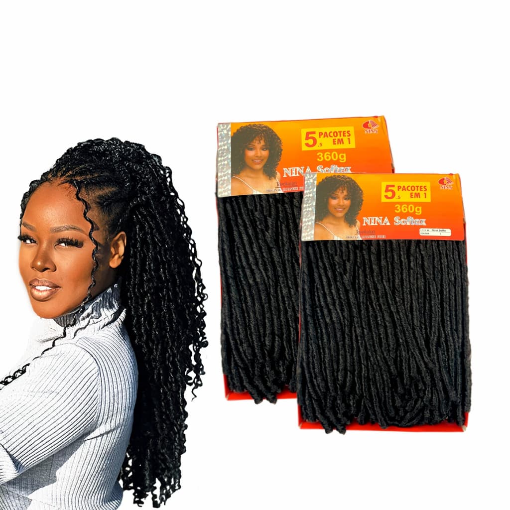 Cabelo Nina Softex Original 360g 5X1 Pacotão Faz Uma Cabeça