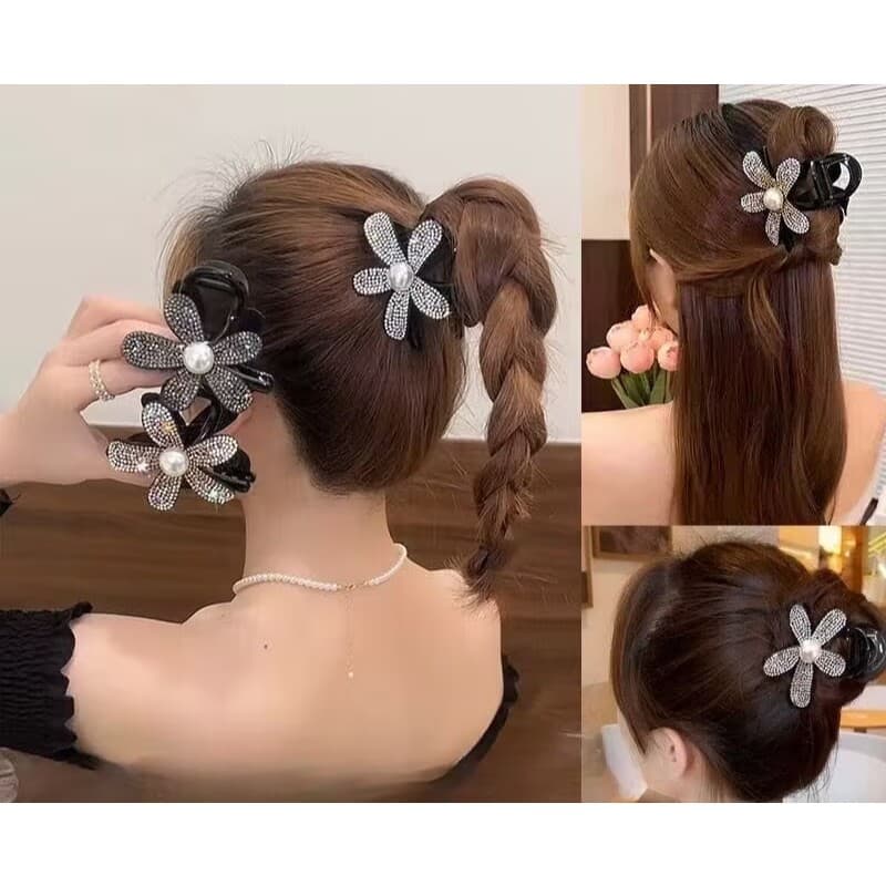 Piranha Com Strass Em Forma De Flor 8cm