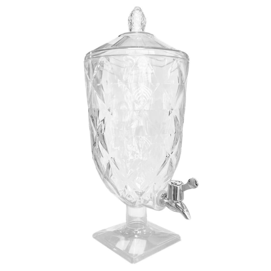 Suqueira Jarra em Acrílico Transparente Diamond 4,5 L para Bebidas, Agua Saborizada e Sucos