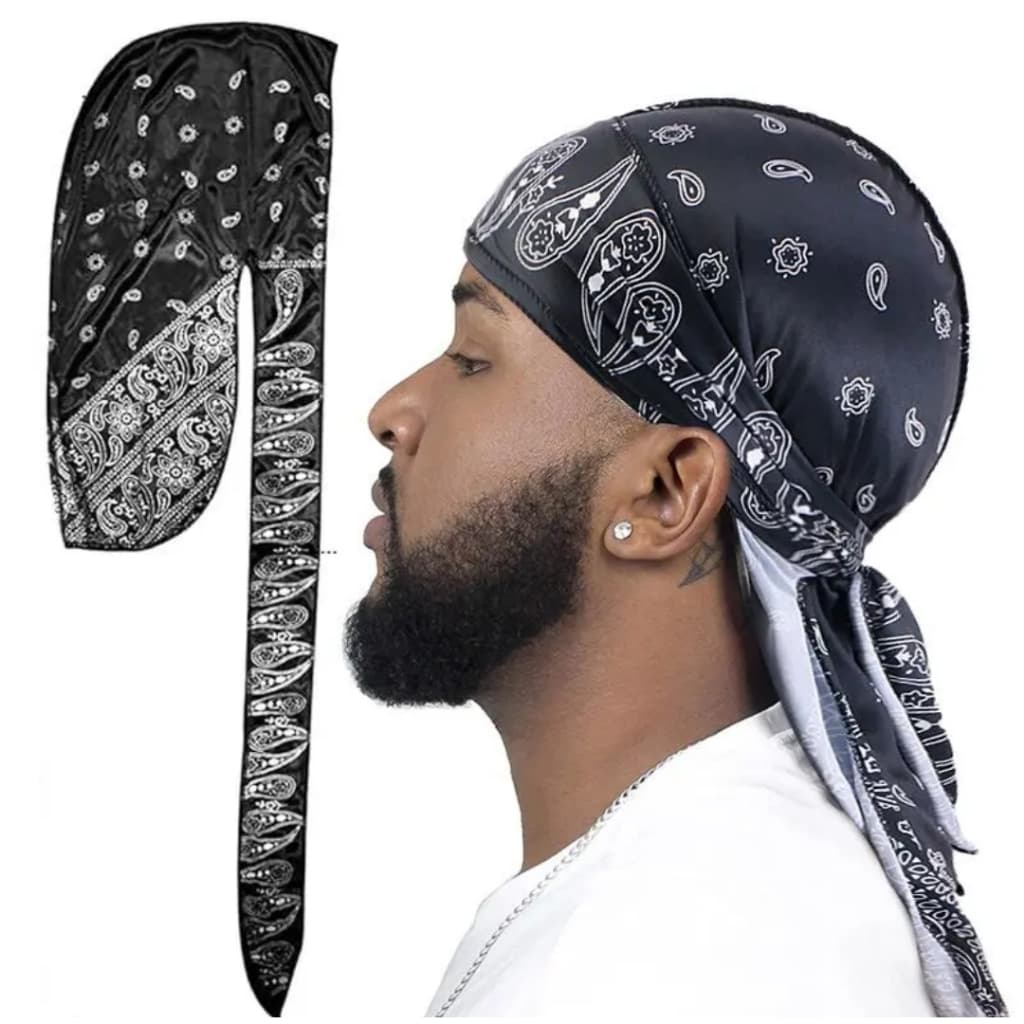 Durag Bandana Silky Para Waves