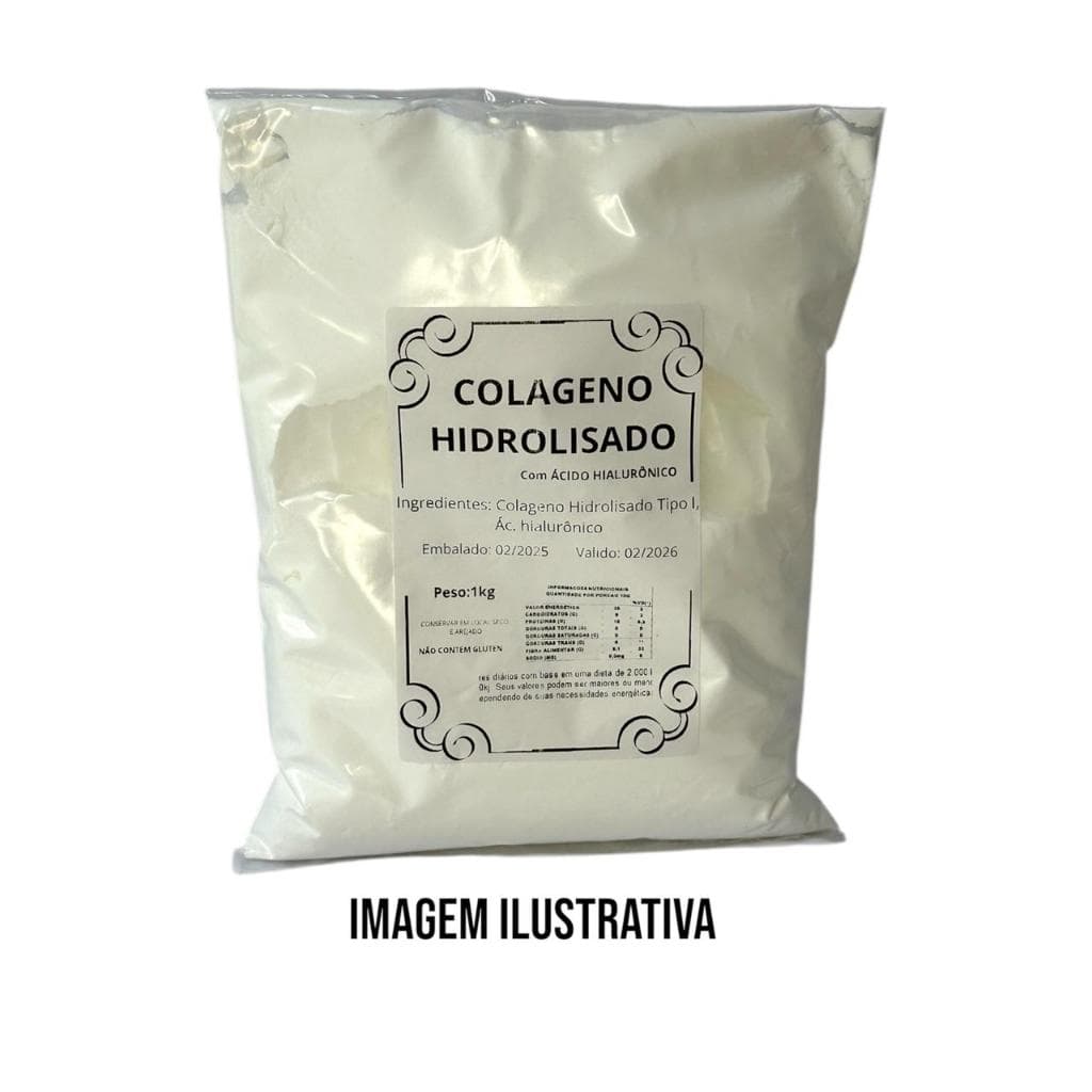 Colágeno Hidrolisado Tipo I com ÁC. Hialurônico 500g