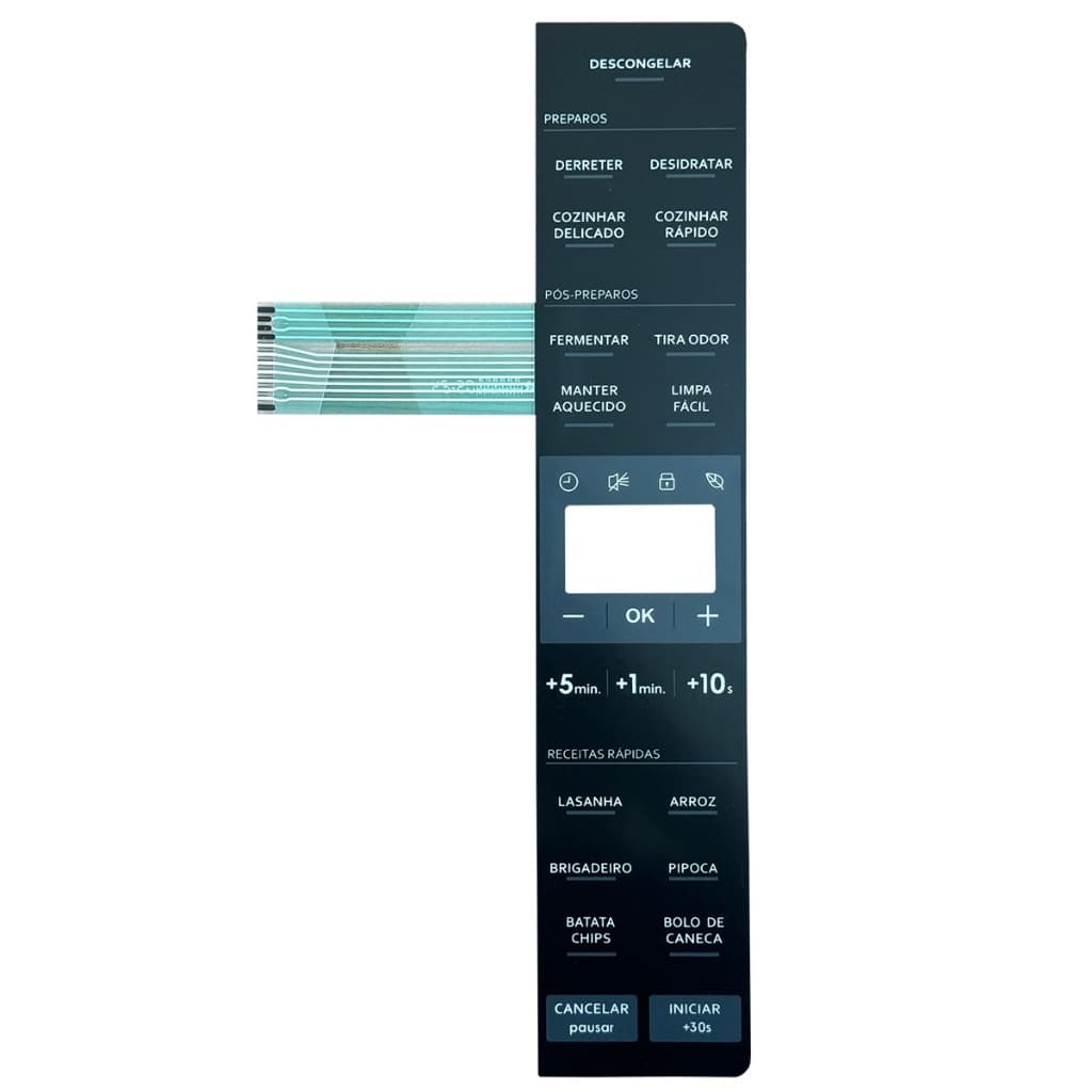TND Membrana Micro-ondas Compatível Com Electrolux Me34s Me 34s Me36s Me 36s Preta