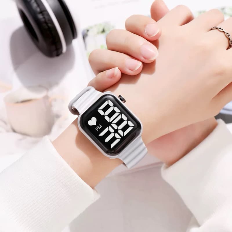 Relógio Esporte Led digital à prova d'agua unissex esportivo da moda original watch corrida (U9)