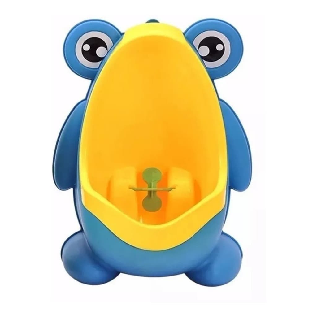 Mictório de Sapo Penico Urinol Sapo Menino Infantil AZUL/AMARELO