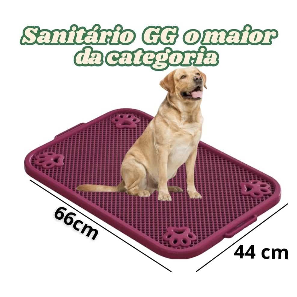 SANITARIO PARA CAES MAIOR GG TAM 66X44 PREMIUM - MMAPET