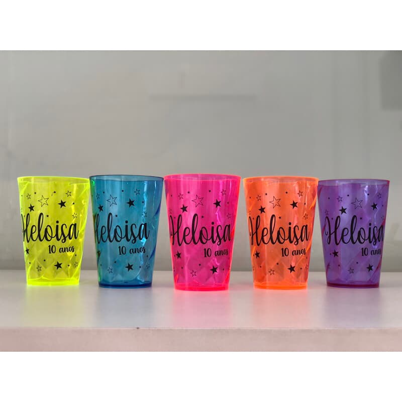 30 Copos Twister 300ml Personalizado sem tampa.  Fazemos qualquer tema (Aniversários, Casamentos, Eventos, Formaturas)