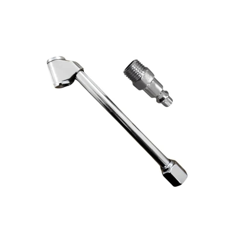 Bico de ar duplo para encher pneu com engate rápido