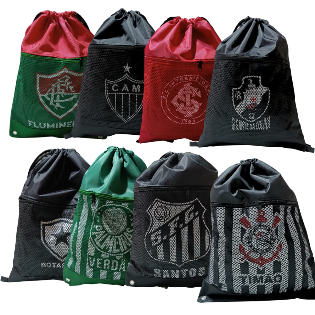 Bolsa Sacola Saco de Academia Times Feminino Masculino Unissex de lona personalizada