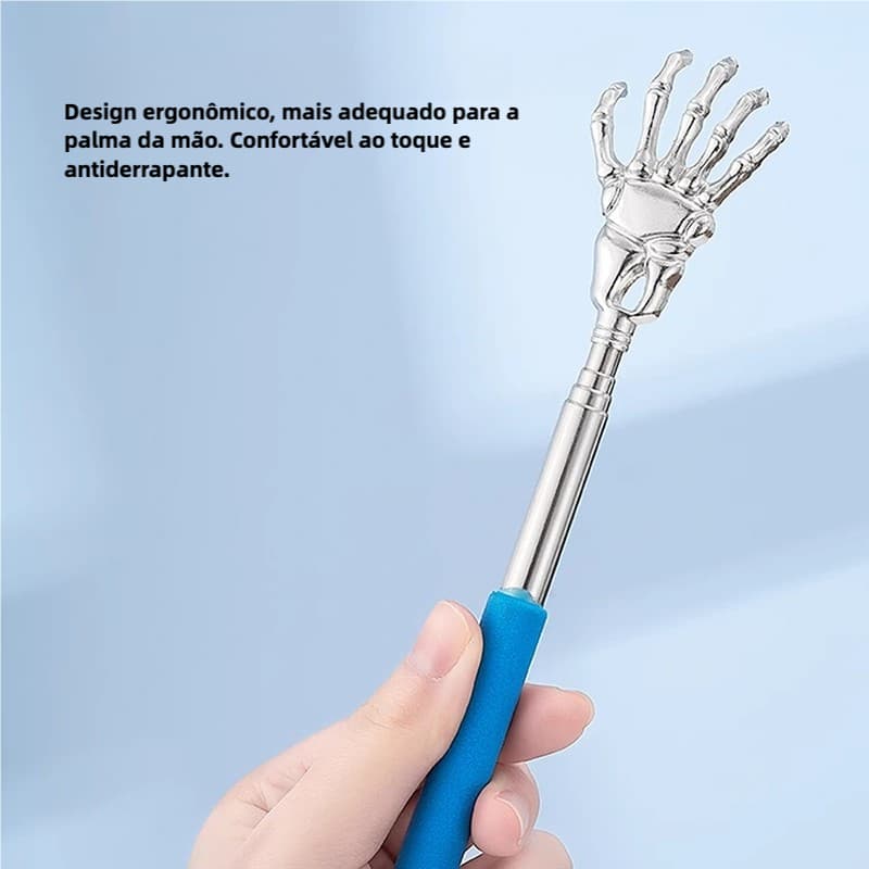 Coçador Regulável Para Costa Metal Caveira