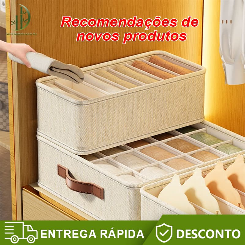 Caixa De Armazenamento De Roupas Íntimas Para Meias Compartimentos De Gaveta Caixas De Classificação 6/7/20Grades