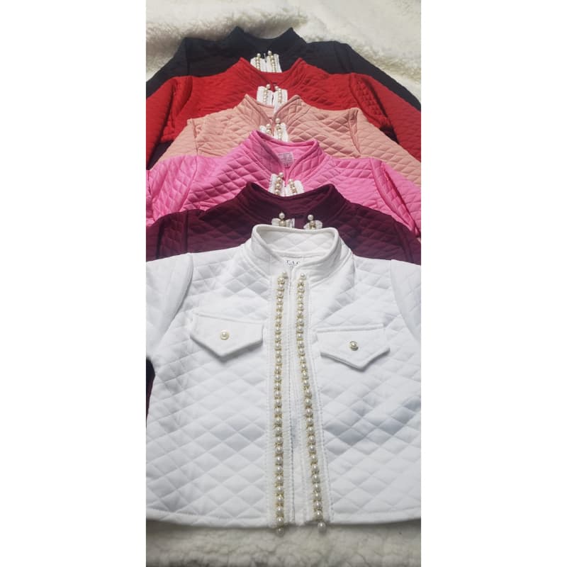 casaquinho bolero pérolas meninas inverno