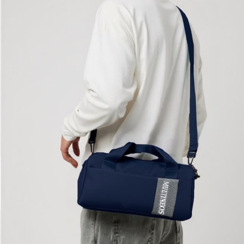Bolsa Feminina/Masculino Transversal Com Alça Removível Multineos