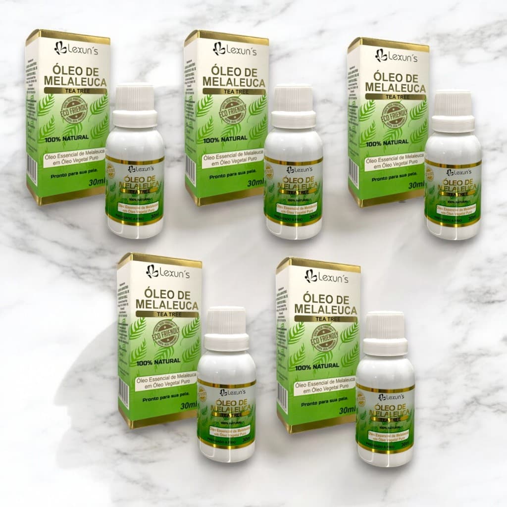 Kit 5 Unidades de Óleo de Melaleuca 30ml