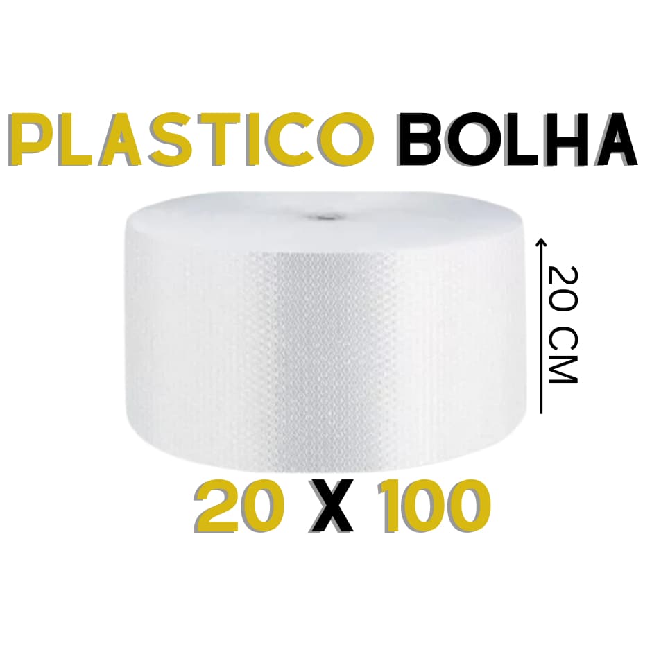 Plástico Bolha 20x100 - Bolha Para Mudança Embalagem Ecommerce- ENVIO EM 24 HORAS ! -AF