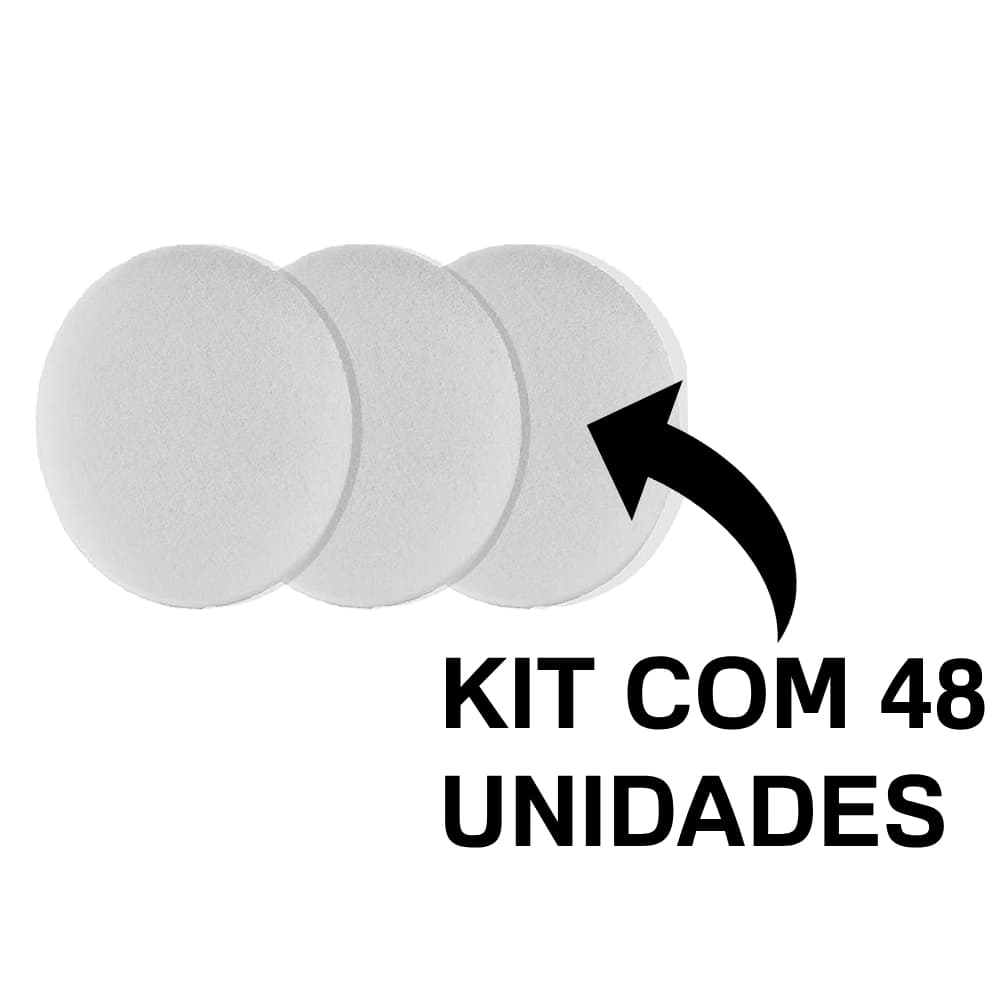 Kit 48 Unidades Absorvente Reutilizável Lavável Protetor Seio Amamentação Conforto Gestante Lactante