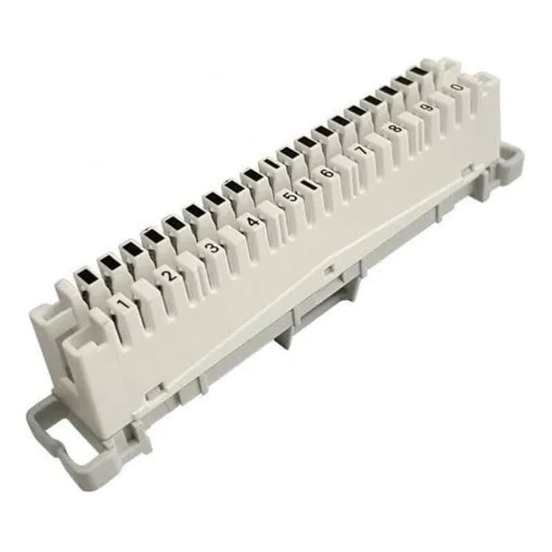 10 Peças Bloco De Corte M10 Bargoa Engate Rapido Telefonia