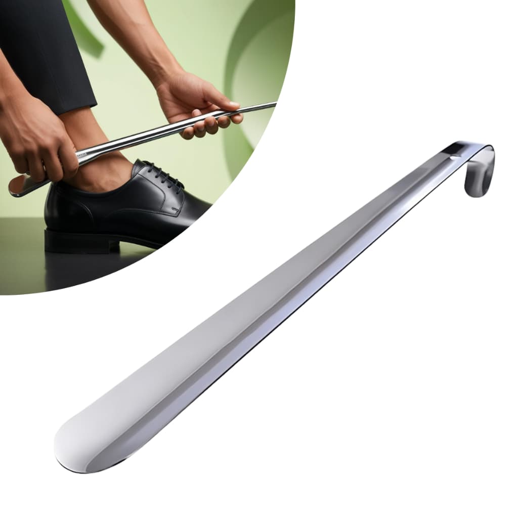 Calçadeira Resistente 30cm Inox Calçar Calçado Sapato