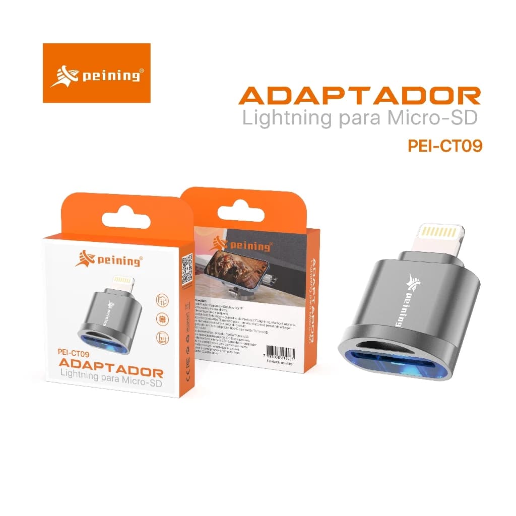 Adaptador Lightning para Micro-SD