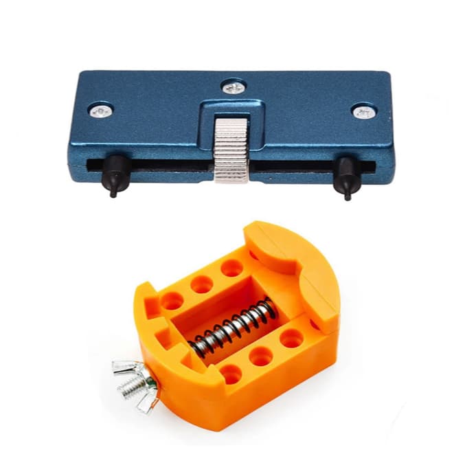 Chave Para Abrir Relógio + Morsa De Apoio