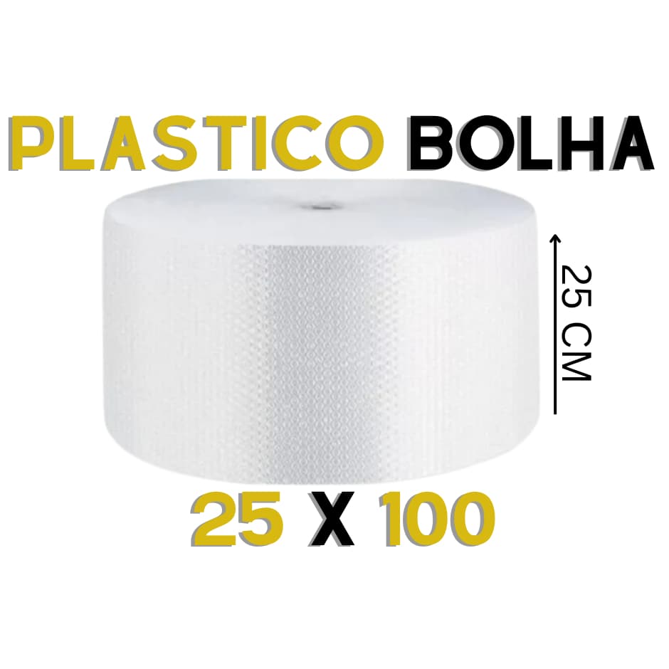 Plástico Bolha 25x100m Proteção e Segurança Mudança - ENVIO EM 24 HRS --AF