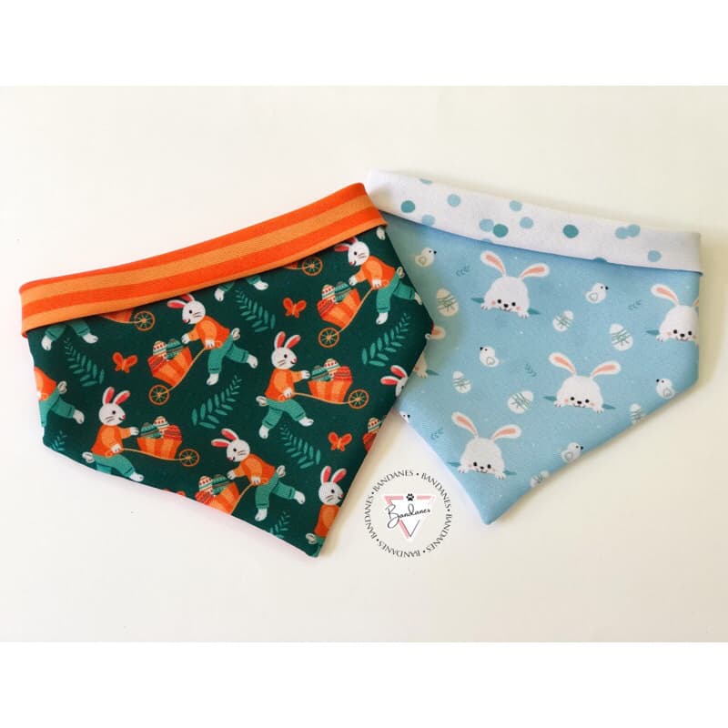 UNIDADE - PÁSCOA -  Bandana Pet Dupla Face Páscoa - para cães, cachorro, gato PRODUTO ARTESANAL
