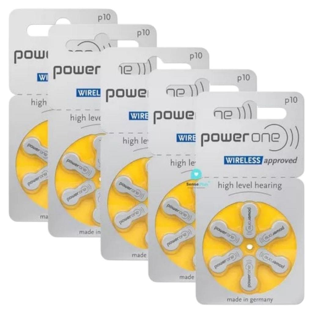 Pilha Auditiva P10 Power One Bateria Pr70 kit 30 unidades