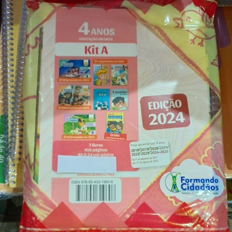 formando cidadãos kit A 4 anos.