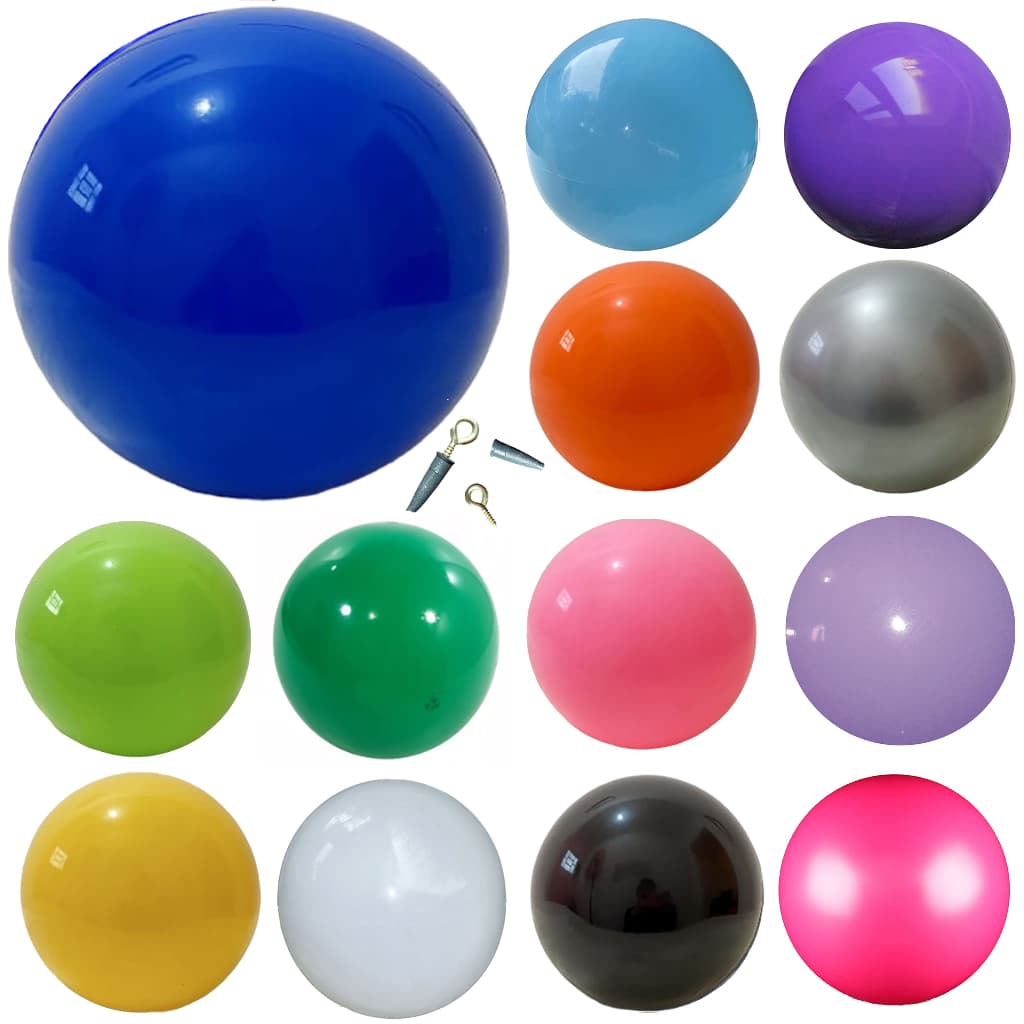 Bola De Vinil Grande Decoração 40cm Atacado Kiko Grande 10un