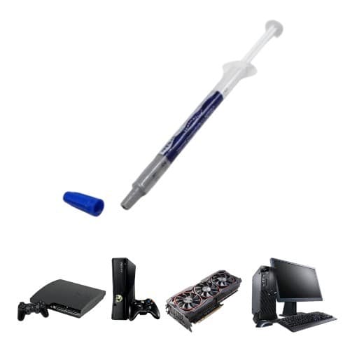 Kit 10 / 20 / 40 Unidades Pasta Térmica Computador Prata 1G PC Ps4 Placa Consoles CPU Processador Xbox