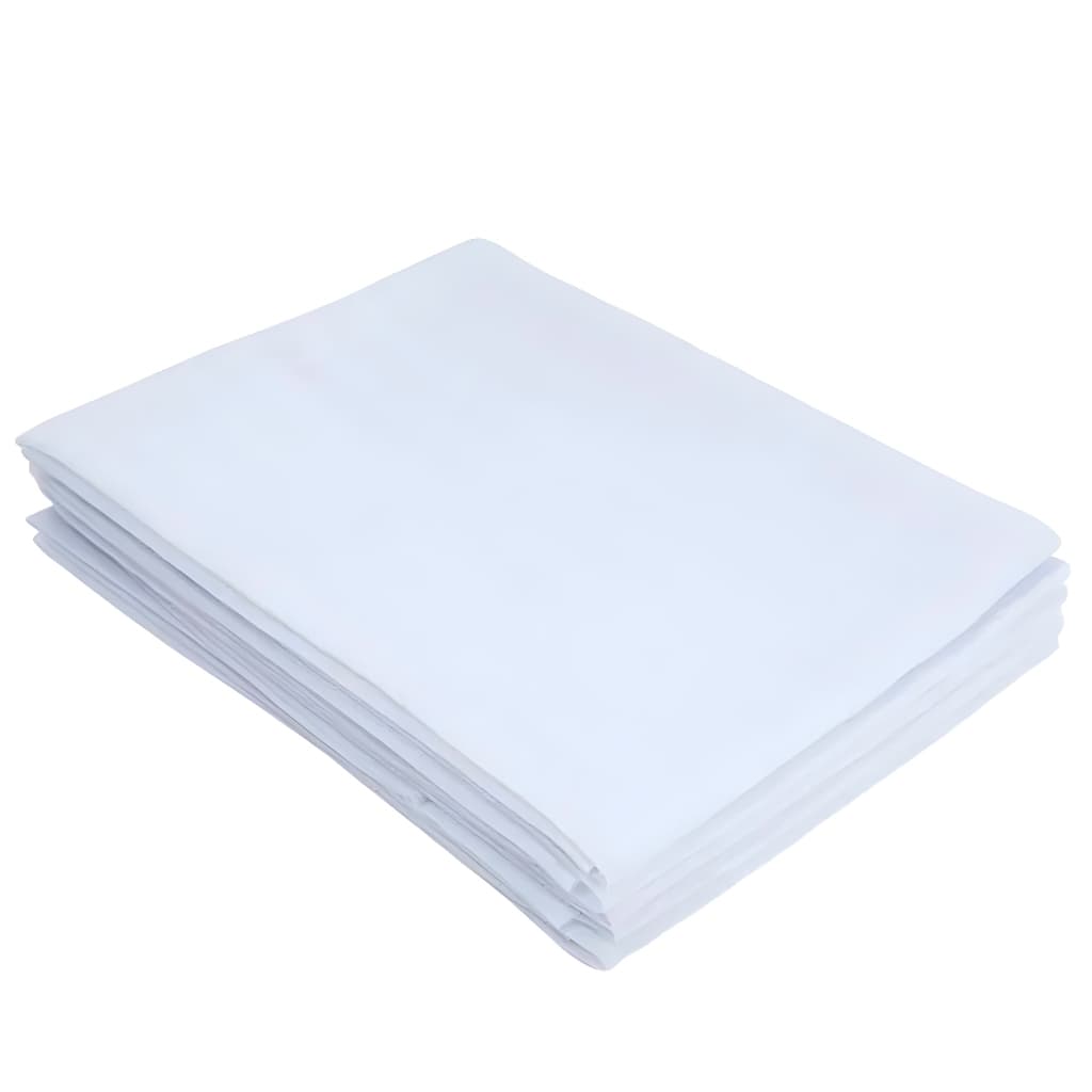 Fralda de Pano Branca 100% Algodão Carícia C/5 Unidades