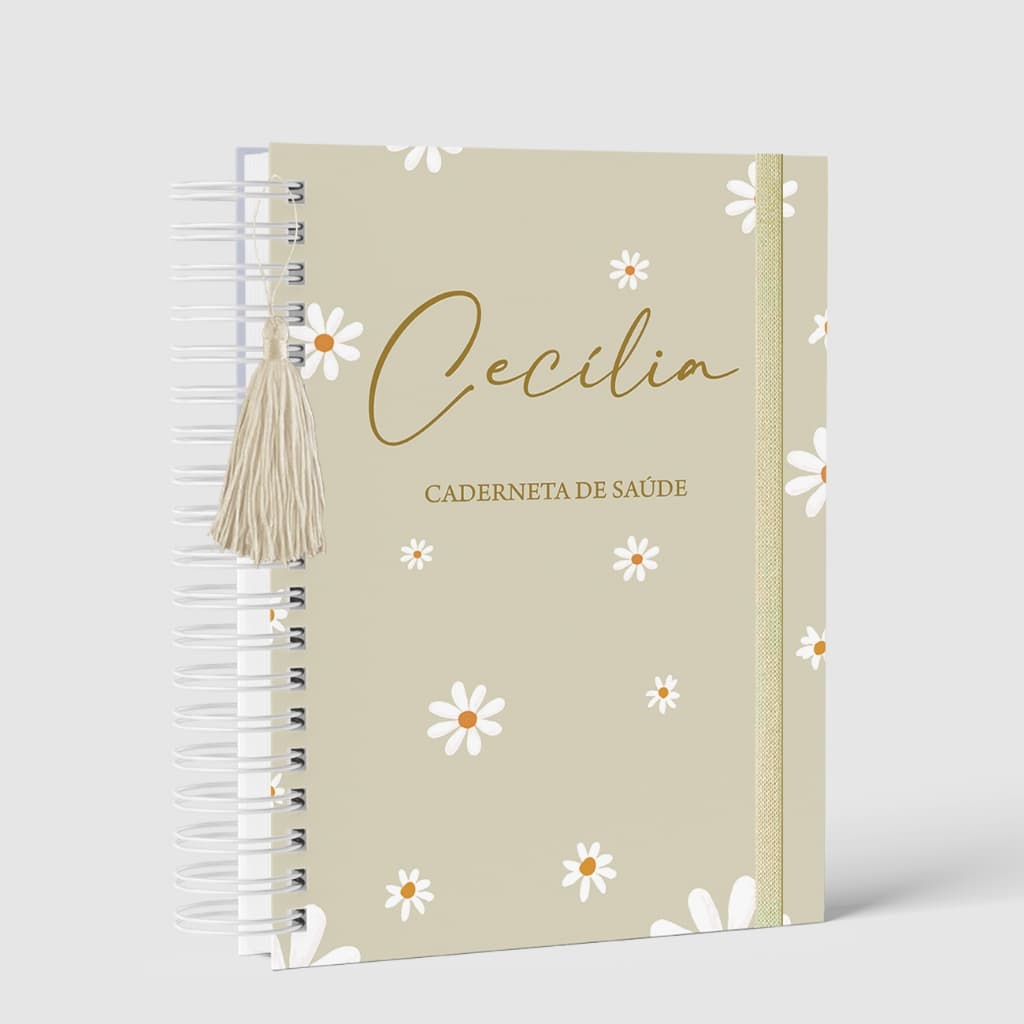 Caderneta de Saúde - Menina Personalizada - Capa Dura - Vários Temas