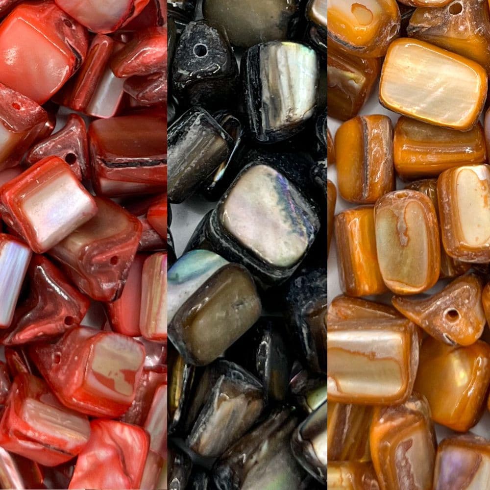 Cascalho Passante de Madrepérola Natural Irregular 50g