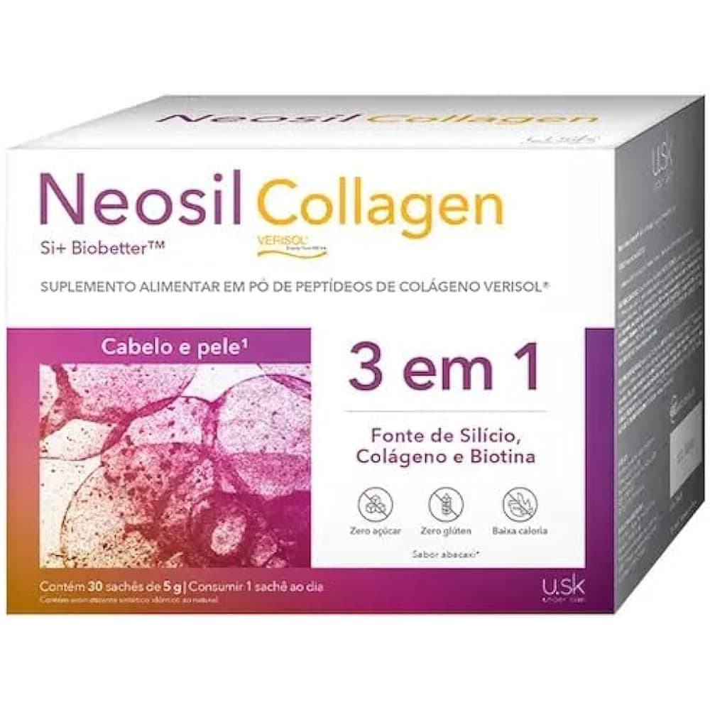 Colágeno Neosil Collagen Abacaxi 30 Sachês