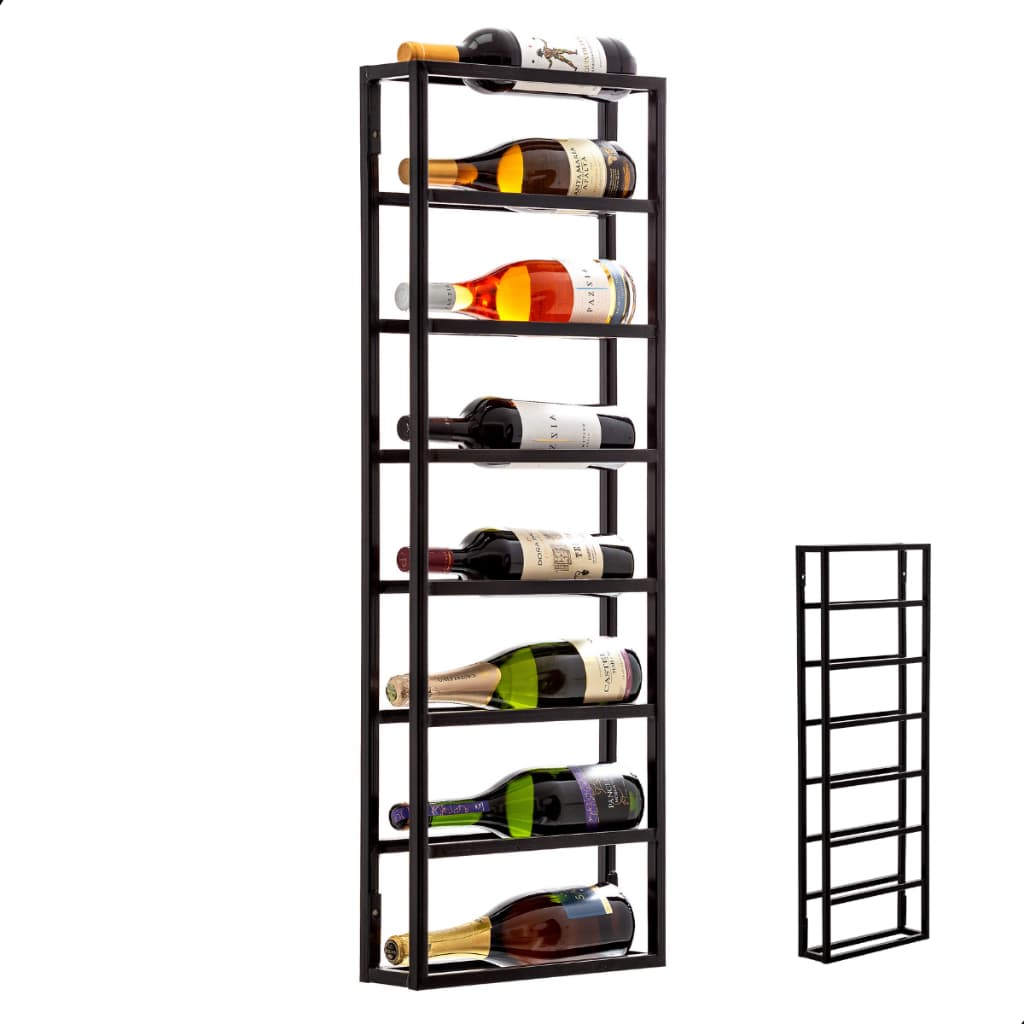 Adega Suspensa De Parede Suporte Vinho 8 Garrafas Perfeito