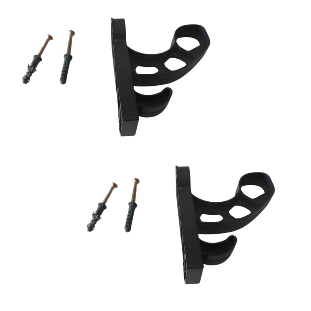 Kit 2 Ganchos de Parede para Capacete e Acessórios Ideal para Motociclistas