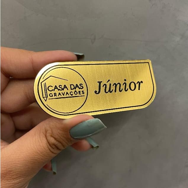 Botton Magnético Personalizado Broche de Profissão Luxo com Imã