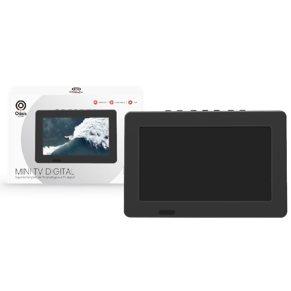 Mini Tv Digital Monitor Portátil 9 Polegadas Led Hd Usb Av