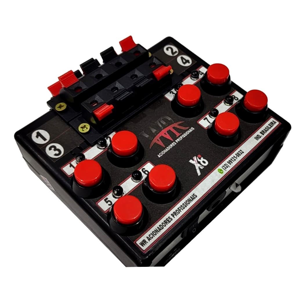 Mesa Acionadora De Fogos Indoor Papel Gerb 8 Canais C/teste