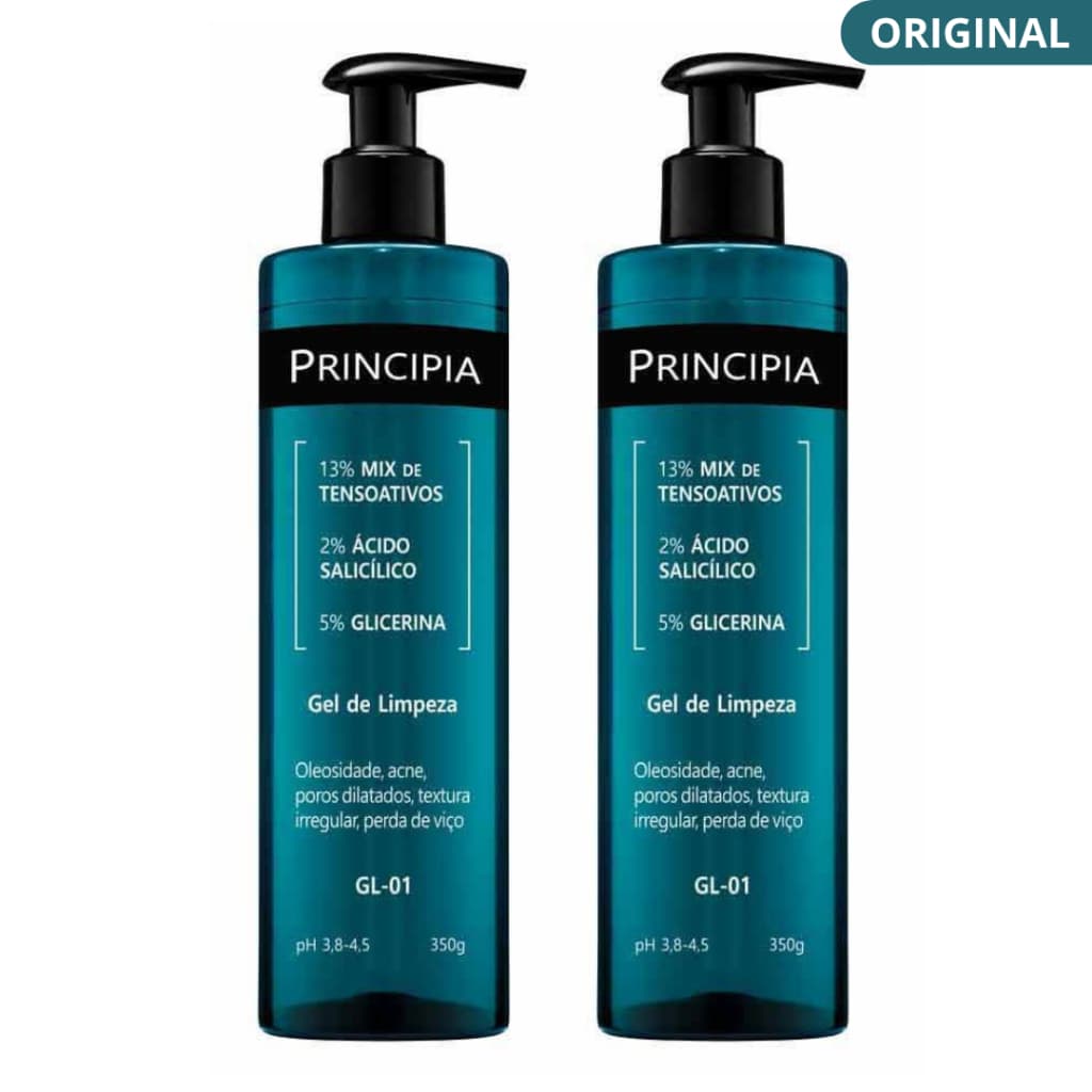 Principia Gel De Limpeza Acne Pele Oleosa Skin Care GL01 350g