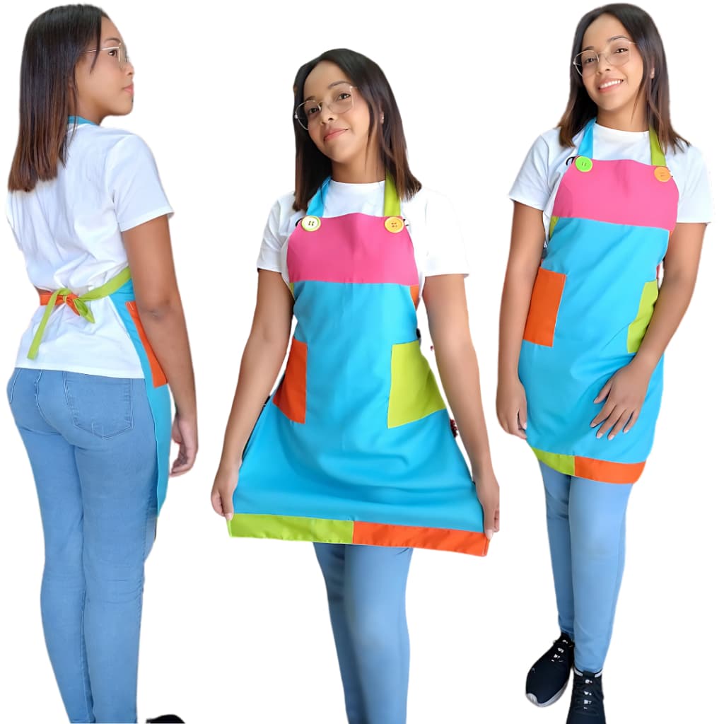 Avental colorido tecido Oxford Premium,luxo,aniversario,natal,cozinha,ministerio,igreja,monitora,pedagógicos,recreação