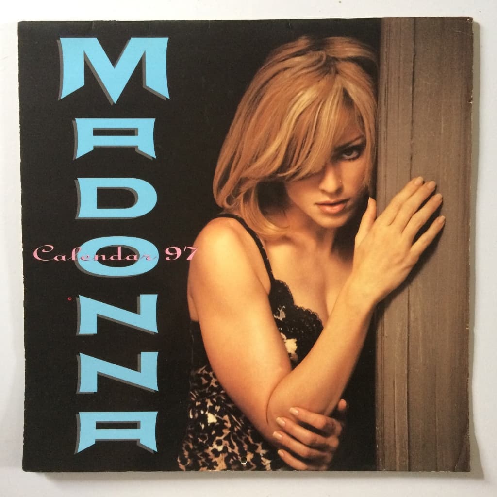 MADONNA CALENDARIO OFICIAL 1997 FORMATO DISCO BOY TOY COMPLETO