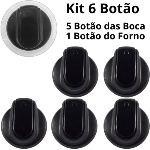 Botão Manipulo Do Fogão Brastemp Clean