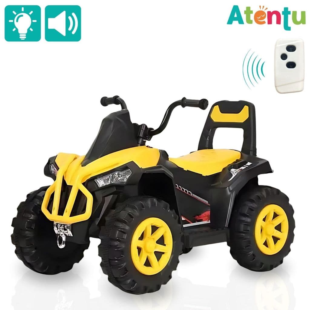 Carro Elétrico Infantil Controle Remoto Quadriciclo Carrinho Passeio Bateria 6v Recarregável