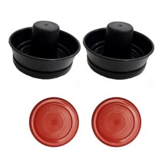 2 Rebatedores e 2 Discos Para Mesa Air Game Aero Hockey Reposição
